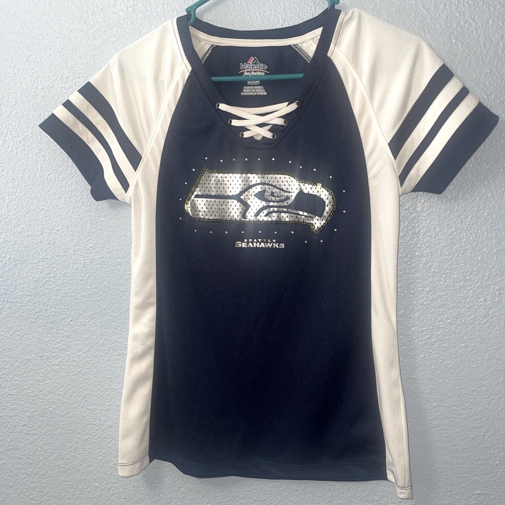 Seattle Seahawks NFL sequin football jersey